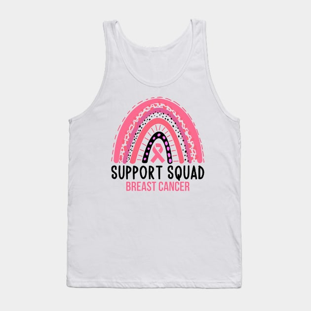 Breast cancer support squad - breast cancer Tank Top by MerchByThisGuy